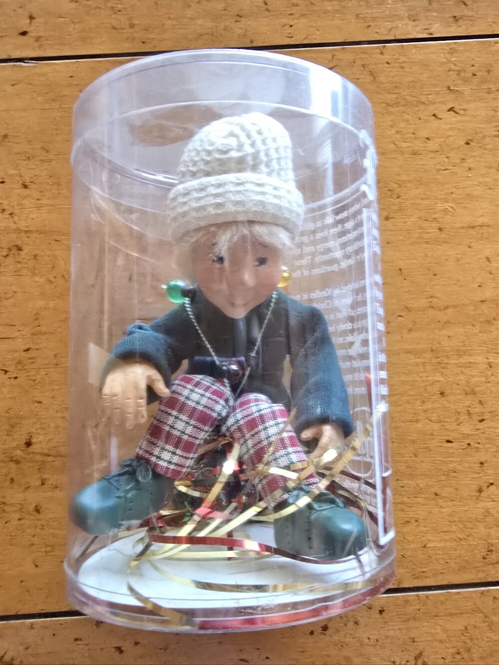 Vintage New Kindle Creations Inc Holiday Figural Glitz Ornament "Tangle"